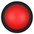 thumbnail image 1 of Herwey Game Console accessories, Arcade Button, 100mm Massive Arcade Button with LED Convexity Console Replacement, 1 of 7