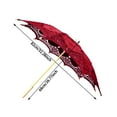 thumbnail image 2 of Shooting Props Decorative Umbrella for Photography and Events with Lace Pattern Wooden Handle 82cm Diameter Prop Accessory for Weddings Dancing and Stage, 2 of 7