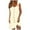 Beige, variant on aidice House Dresses for Women Casual Scoop Neck Sleeveless Button Fitting Comfy Tunic Dresses Fashion