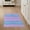Pink Blue, Pattern 4, variant on ODIKA 3'x5' Washable Accent Rug Fish Ombre Wave Stripe Pearl Scale Mermaid Gradient Refined for Bedside, Nursery Room, Pet Friendly & Non-Shedding