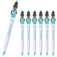 thumbnail image 2 of Sikao Cute Doctor Pens Thank You Caring Gifts for Doctors Medical Staff Assistants Healthcare Workers Women Coworkers Pharmacy (Blue 36-Pack), 2 of 4