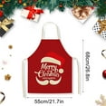 thumbnail image 4 of Aidoshy Christmas Apron For Women Adjustable Bib Kitchen Aprons, Snowman Holiday Apron For Party,Christmas Decorationsfor Chef, BBQ Drawing Apron Bulk, 4 of 4