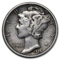 thumbnail image 1 of 1924-D Mercury Dime XF, 1 of 2