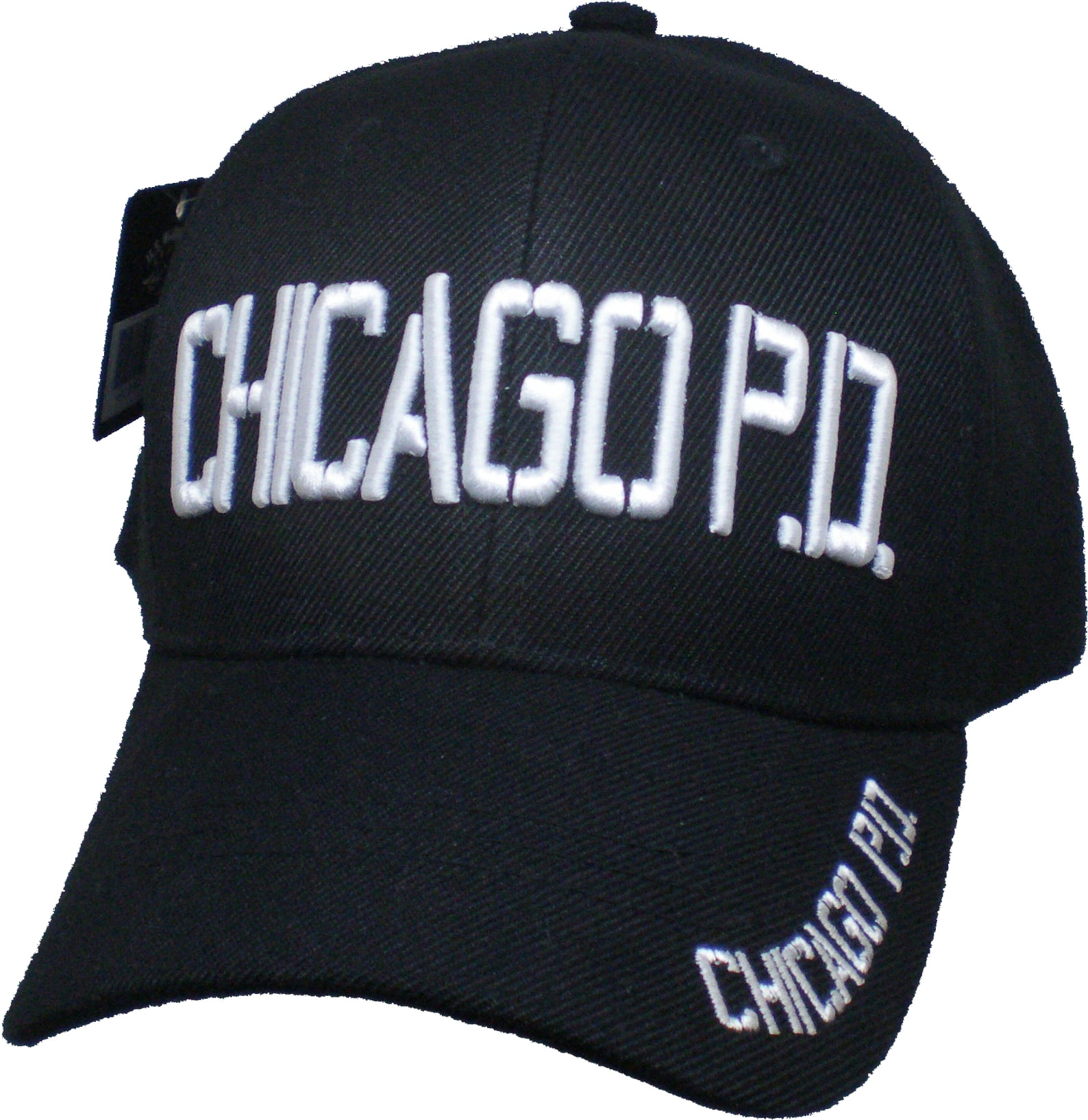 Chicago P.D. Text Logo Mens Cap [Black 