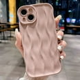 thumbnail image 5 of Water Ripple Pattern Case for iPhone 14 Soft TPU Shockproof Camera Protective Back Cover for Women Girl Curly Wave Frame Phone Case for iPhone 14 6.1 Inch Pink, 5 of 11