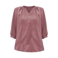 thumbnail image 5 of Blusa con cuello alto y estampado floral para mujer - Poliéster, corte holgado - Casual de primavera/verano - S-XXL, 5 of 5