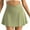 1 Green, variant on Daznico Women's High Waisted Tennis Skirt with Pockets, Athletic Skorts for Running and Workout,Size L