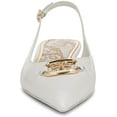 thumbnail image 3 of Sam Edelman Women's Aggie Pointed Toe Slingback Flat Bright White 6.5M, 3 of 6