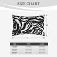thumbnail image 4 of Hirioo Leopard And Zebra 2 for Plush Pillow Cover for Bedroom and Living Room ,Elegant, Comfortable Home Decor-16"x24", 4 of 6