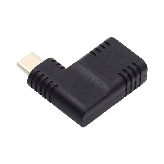 FVH Rectangle Jack Thinkpad X1 Input to USB-C Type-C Angled 90 Degree Power Plug Charge Adapter for Laptop Phone
