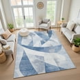 thumbnail image 7 of Addison Rugs Mayfield Premium Machine Washable Transitional Swirls Denim Rectangle Rug, 8' x 10', 7 of 7