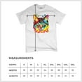 thumbnail image 5 of Tee Hunt Dean Russo Eyes Cat T-Shirt Neon Colorful Cute Kitten Men's Tee, Ash Gray, 4X-Large, 5 of 5