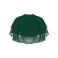 thumbnail image 2 of Miutii Womens Soft Chiffon Shawl Wraps Shrug for Evening Dress Ruffle 2-Layer Wedding Cape Bolero Green One Size, 2 of 5