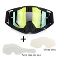 thumbnail image 1 of Motorcycle Riding Cross-country Goggles Outdoor Glasses Set with Transparent Lens and Tearable Film, 1 of 5