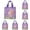 Easter purple, variant on Five Easter Non-Woven tote Bags, 29*27*12Cm,Happy Easter Bunny Bags with Handles Disposable Non Woven Bags for Easter Takeout and Packaging