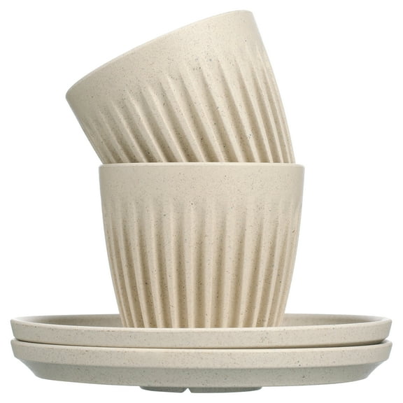 Huskee Cup Espresso Set (Natural, 3oz)