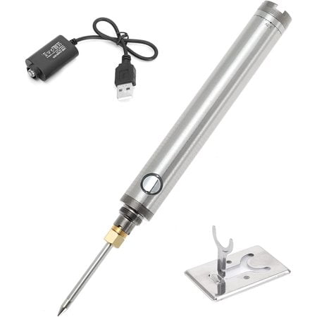 

Portable USB Cordless Soldering Iron Kit 1600mAh Wireless Rechargeable Battery Powered Wireless Charging Welding Tool 510 Gun Pen Electronic Soldering Kit