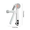 thumbnail image 4 of Expansor Dedo Fortalecedor Agarre Manual Con Contador para Fitness () Blanco, 4 of 7