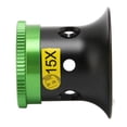thumbnail image 3 of Watch Repair Loupe,  Transparency Sapphire High Hardness Impact Resistant 15X Eye Loupe Portable Inspection Tool  for Gems Coins Stamps Rocks, 3 of 7