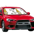 thumbnail image 2 of Disketp Windshield Sun Shade, Car Sun Shade For Front Window Gnome Sweet Honey Sunshades Sun Visor Protector Blocks Uv Rays Foldable, 2 of 9