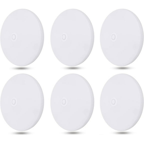 Facon Ultra Slim 4.5'' 12V RV Puck Lights w/Switch, 3400K Warm White LED Interior Lights for RVs, Camper Van, Boats, 12V Dome Light Fixture – cETL Certified (6 Packs)