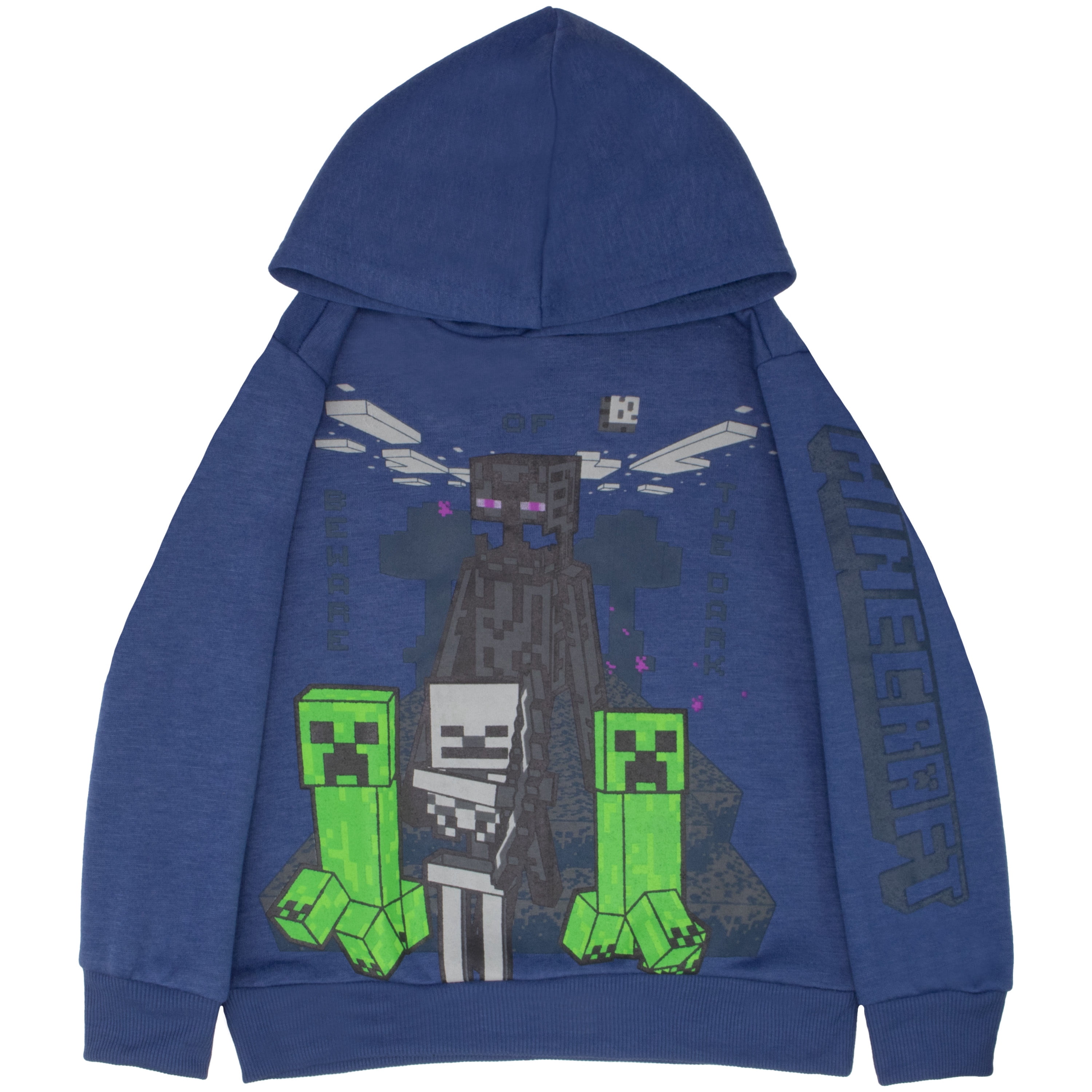 Minecraft Boys Fleece Pullover Hoodie & Jogger Pants Set (Little & Big Boys), 2-Piece Bundle, Sizes 4–8