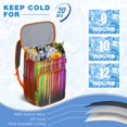 thumbnail image 6 of Minimalist Graffiti Art Insulated Cooler Bag - 20L Leakproof Backpack for Camping & Beach - Lightweight & Stylish with Multiple Pockets, 6 of 6