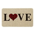 thumbnail image 2 of Clearance！npkgvia Valentines Decorations,Low Profile Door Mat Indoor Valentines Day Retro Rug Non-Slip Gnome Hearts Printed Doormat Outdoor Valentines Day Yard Decor, 2 of 6