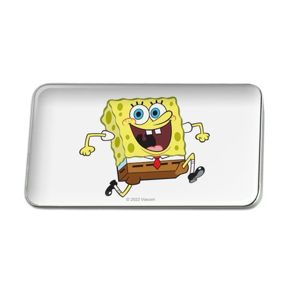 Running SpongeBob Metal Rectangle Lapel Hat Pin Tie Tack Pinback