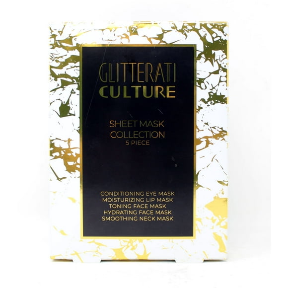 Macy's Collection de Masques en Feuilles Gliteratti Culture 5 Pcs
