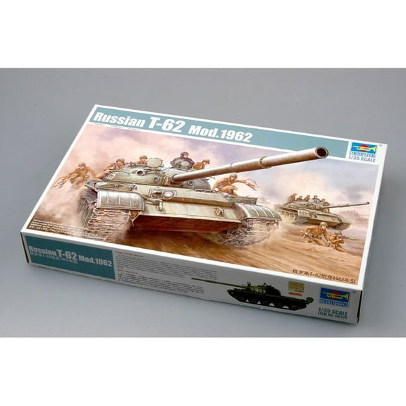 Trumpeter 00376 1/35 T-62 Main Battle Tank Mod.1962 - Scale Model Kit