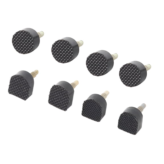 TELOLY 30 Pairs/Pack High Heel Tips Repair Shoe Heel Caps Heels Tips Replacement Dowels for Heels Soles (Assorted Size)