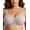 Gray, variant on Women Lace Minimizer Bras Full Coverage Plus Size Bras Sheer No Underwire Wireless Gray Bra Clothes Size 36DDD