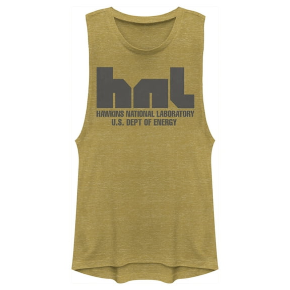 Netflix Junior's Stranger Things Hawkins National Lab Logo Festival Muscle Graphic T-Shirt