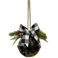 thumbnail image 2 of EZPXFCI Black Christmas Jingle Bells Ornaments - 5.9Tree Pendant, Holiday Party Supplies for Christmas Decor, Wreath, Window Memorial Ornament, 2 of 4