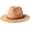 Z-camel, variant on Girls Wide Brim Felt Bowler Cap Bowknot Floppy Fedora Hat