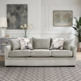 thumbnail image 2 of New Classic Furniture Sylvie Polyester Upholstered Sofa in Light Gray, 2 of 6