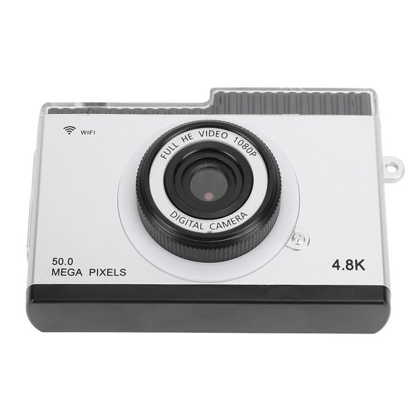 Cámarae Digital, Cámarae Digital 1080p, Cámara Compacta de Apuntar y disparar 48MP 8x Zoom Digital Cámaras Portátiles Con Filtros de Reproducció Mp3 Marcos para Niños