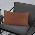 thumbnail image 4 of A1HC 12x20 Inch Rectangular Decorative Velvet Throw Pillow Covers, Set of 2, Irish Coffee – Soft, Luxurious Cushion Covers for Sofa, Bed & Home Decor, 4 of 5
