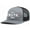 Heather Grey/Black, variant on Mens Vivek Hat Vivek Ramaswamy Truth Slogan 2024 Mesh Back Trucker Hat Baseball Cap-Navy/White