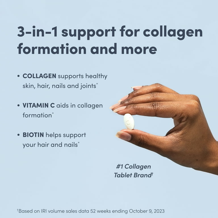 NeoCell Super Collagen Tablets with Vitamin C and Biotin, 90 Count -  Walmart.com