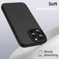 thumbnail image 4 of JETech Liquid Silicone Case for iPhone 16 Pro 6.3-Inch, Silky Soft Touch Full-Body Protective Phone Case, Anti-Scratch Shockproof Cover with Microfiber Lining (Black), 4 of 6