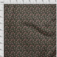 thumbnail image 4 of oneOone Cotton Cambric Dark Peach Fabric Floral Sewing Fabric By The Yard Printed Diy Clothing Sewing Supplies 42 Inch Wide, 4 of 4