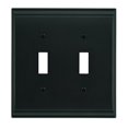 thumbnail image 1 of Candler 2 Toggle Black Bronze Wall Plate, 1 of 1