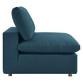 thumbnail image 4 of Modway Commix Fabric Down Filled Overstuffed Armless Chair in Azure, 4 of 8