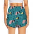 thumbnail image 4 of Xecao's Dachshund Dog for a double-layer running short for women, perfect for gym, tennis, and more, featuring a convenient pocket., 4 of 9