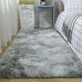 thumbnail image 3 of Soft Fluffy Modern Living Room Area Rugs Shaggy Plush Non-Slip Bedroom Carpets Suitable for Children Room, College Dorm and Nursery Home Decor Floor Rugs(31"x79"/63"x90"), 3 of 9