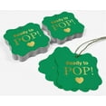 thumbnail image 5 of Inkdotpot Ready To Pop Baby Shower Bottle Tag Real Gold Foil Favor Bracket Shape Hang Tags Pack Of 50, 5 of 7