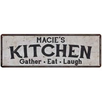 MACIE's Kitchen Rustic Chic Decor Gift 6x18 Sign 106180051225