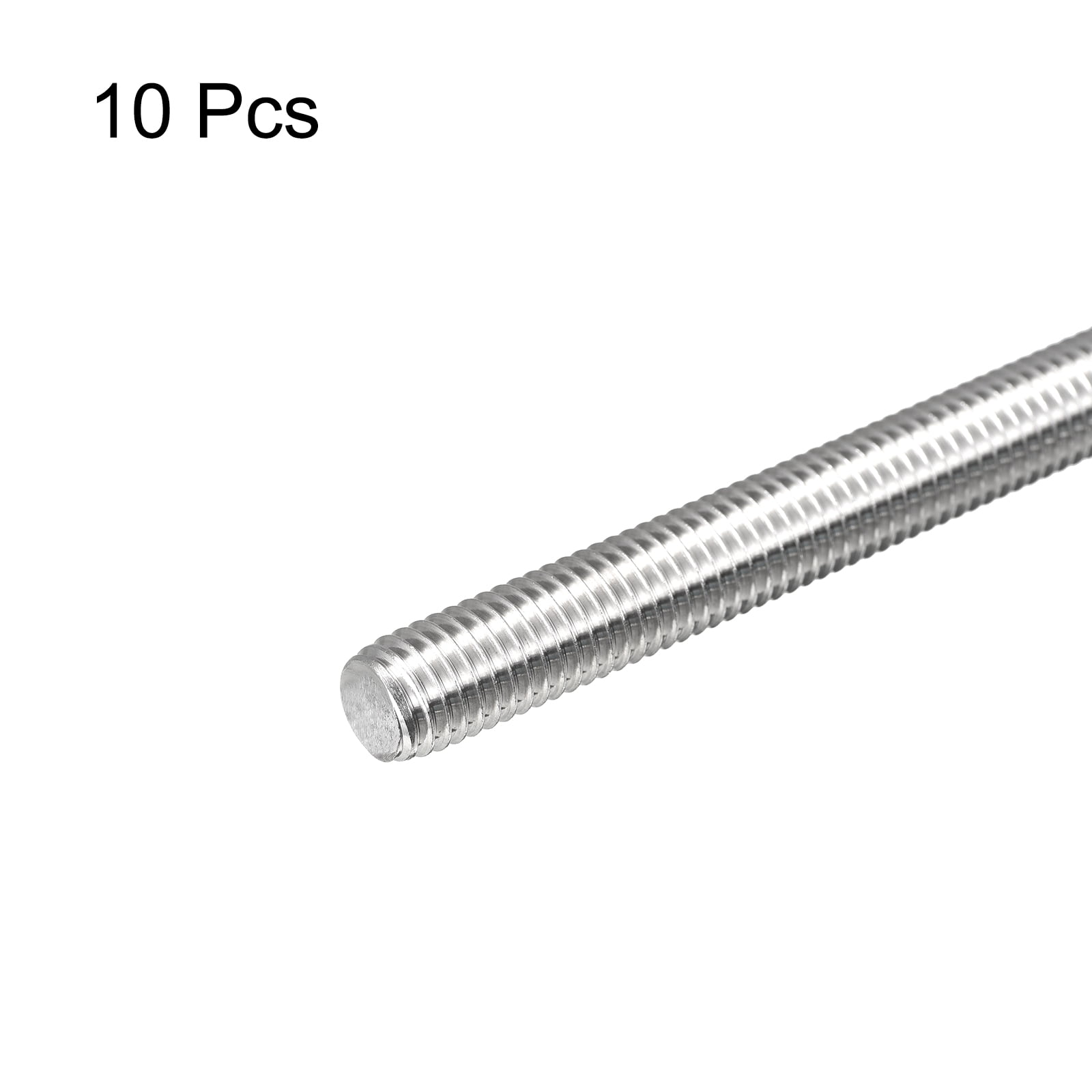 Fully Threaded Rod M10 x 250mm 1.5mm Pitch 304 Stainless Steel Right Hand 10pcs